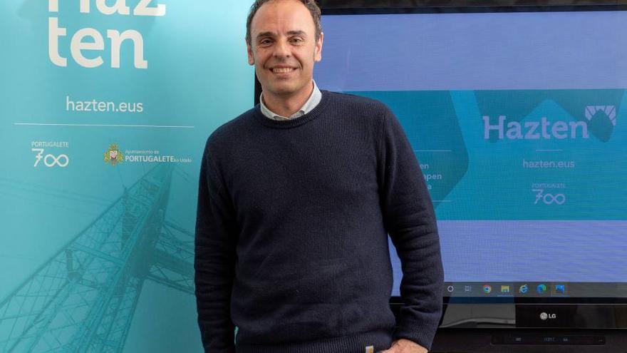 Txema Ezkerra, vicealcalde y concejal de Promoci&oacute;n Econ&oacute;mica y Empleo del Ayuntamiento de Portugalete.