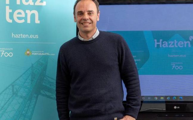 Txema Ezkerra, vicealcalde y concejal de Promoci&oacute;n Econ&oacute;mica y Empleo del Ayuntamiento de Portugalete.