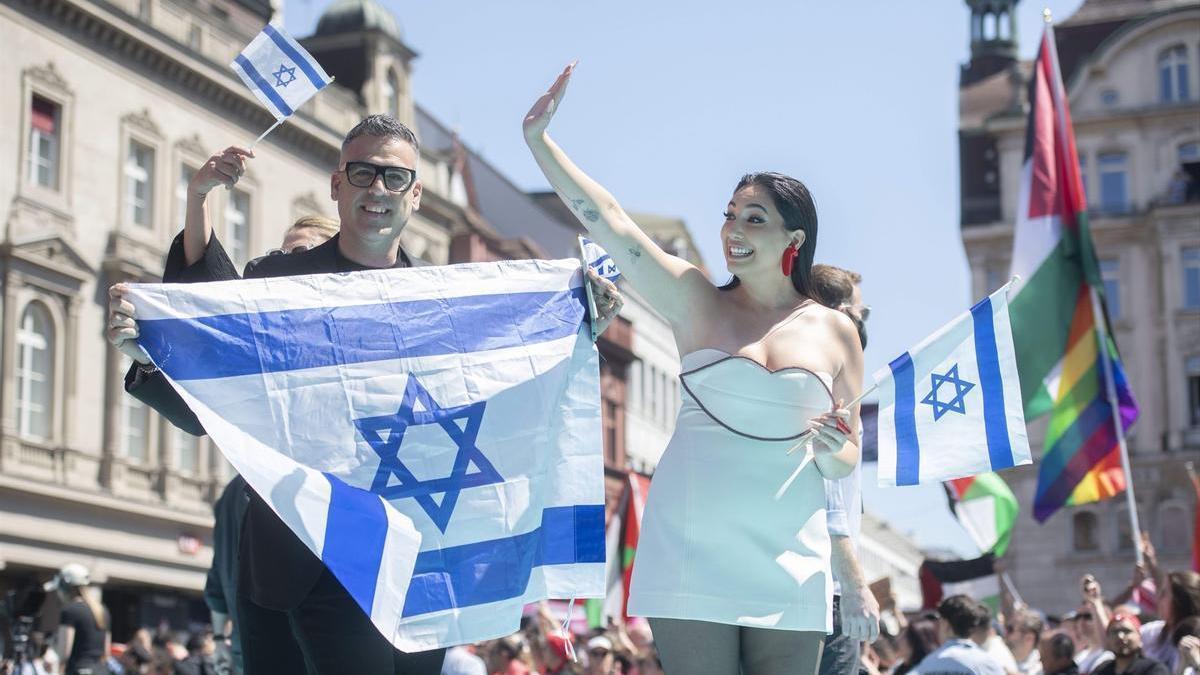 La representante de Israel en Eurovisión 2025, Yuval Raphael.