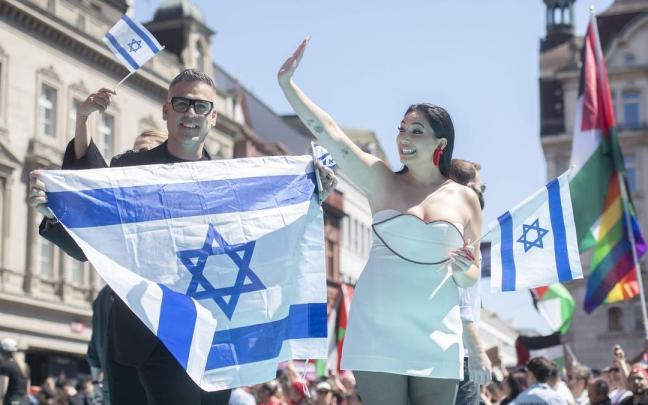 La representante de Israel en Eurovisión 2025, Yuval Raphael.