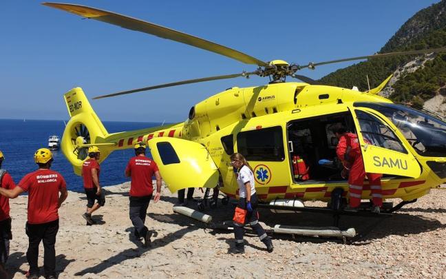 Helicóptero medicalizado del Samu balear