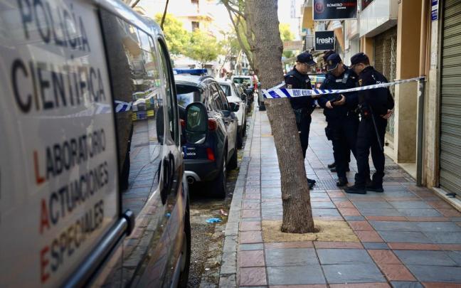 Actuación de la Policía Nacional en Málaga.