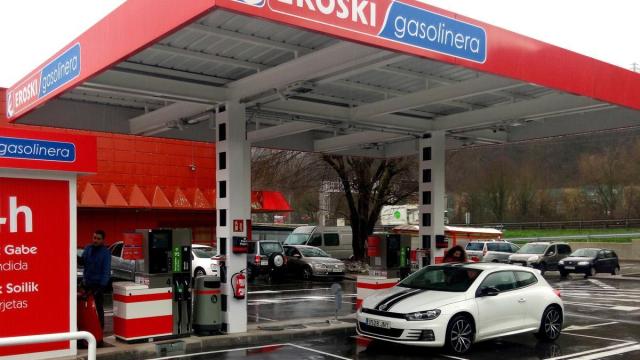 Gasolinera de Eroski.