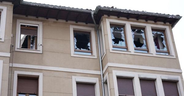 Incendio de un edificio en Balmaseda. PABLO VIÑAS