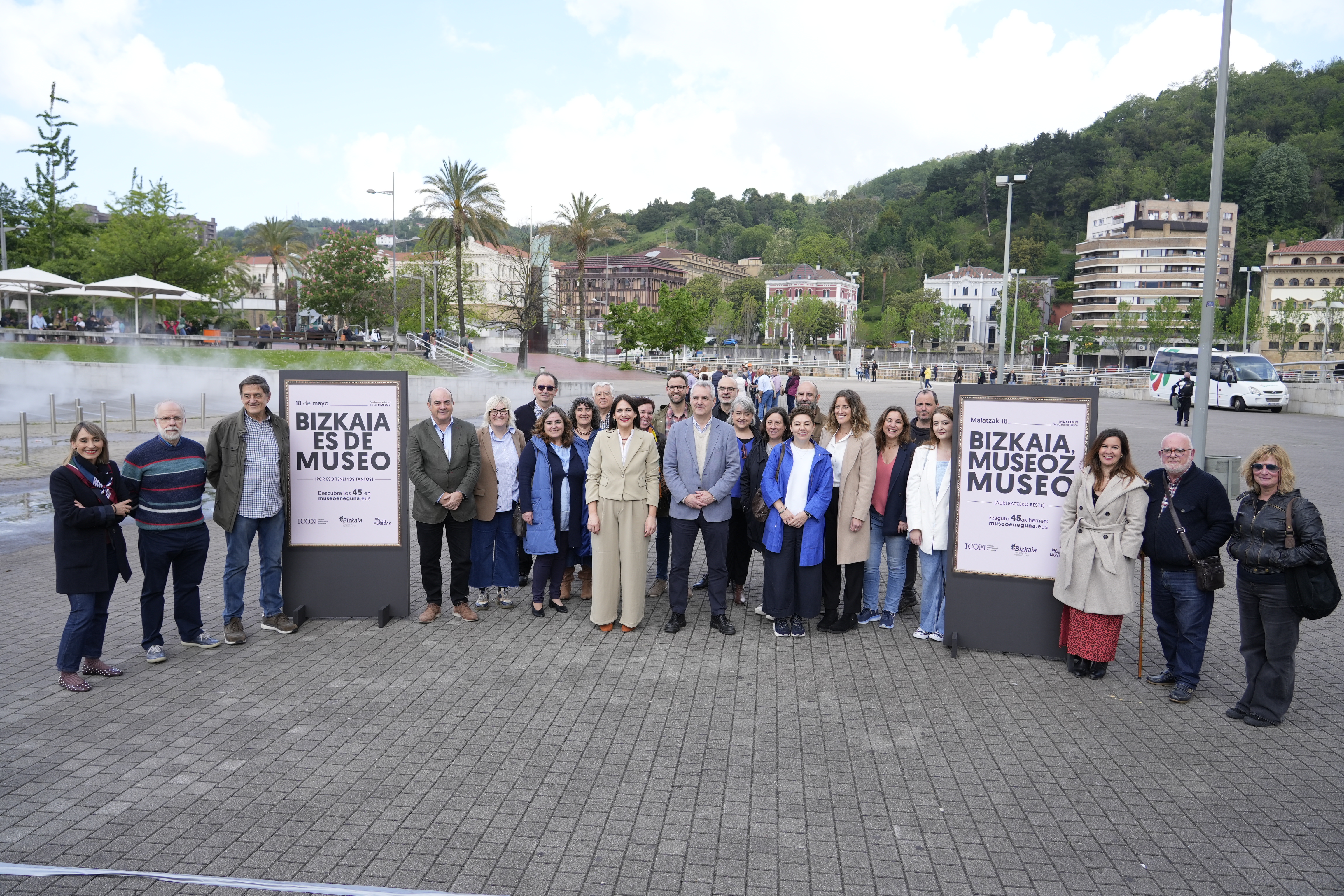 Presentación de 'Bizkaia es de museo'. Presentación de 'Bizkaia es de museo'.