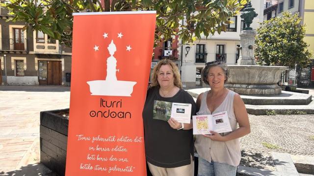 Presentación de Iturri Ondoan, una de las ofertas culturales del mes de julio en Deba.