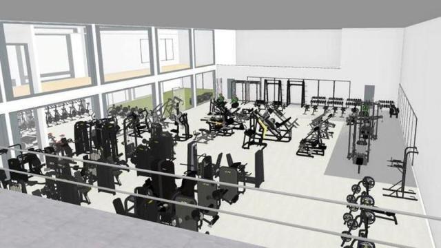 Ampliación del gimnasio de Larrea