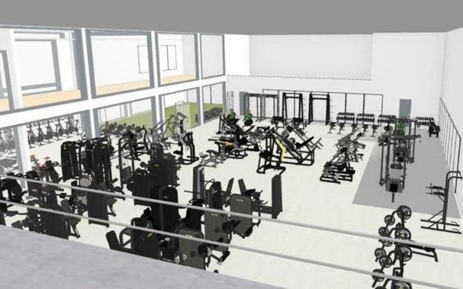 Ampliación del gimnasio de Larrea
