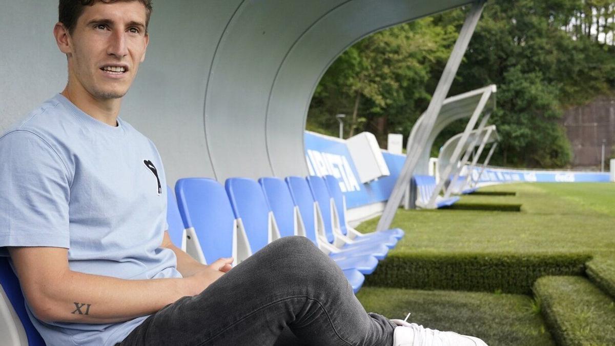 Aihen Muñoz posa para este periódico. / RUBEN PLAZA