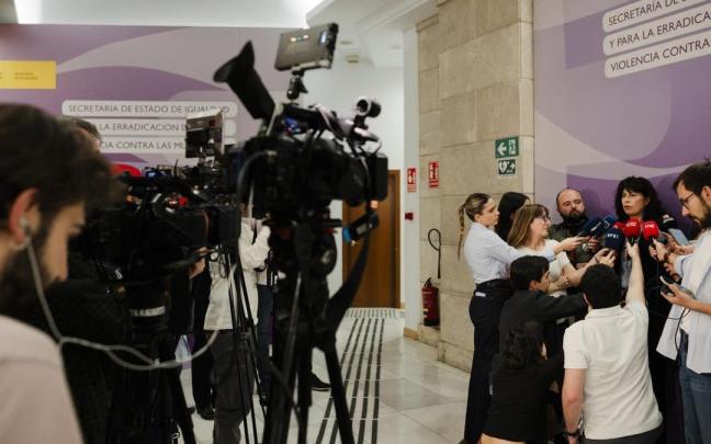 La ministra de Igualdad, Ana Redondo, preside el Comité de Crisis del Ministerio de Igualdad.