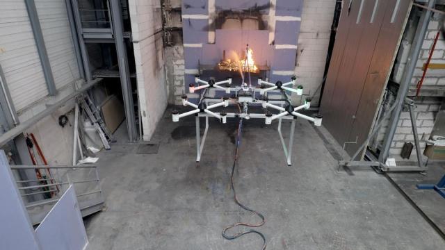 Dron eléctrico diseñado por Tecnalia.