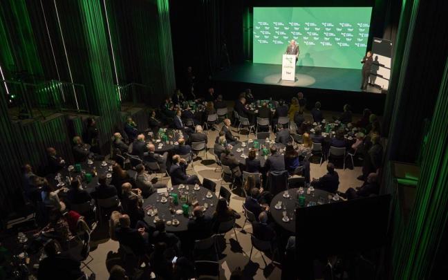 El presidente de Sidenor, Mirai y Talgo, José Antonio Jainaga, durante el II Foro Capital de Fundación Vital.