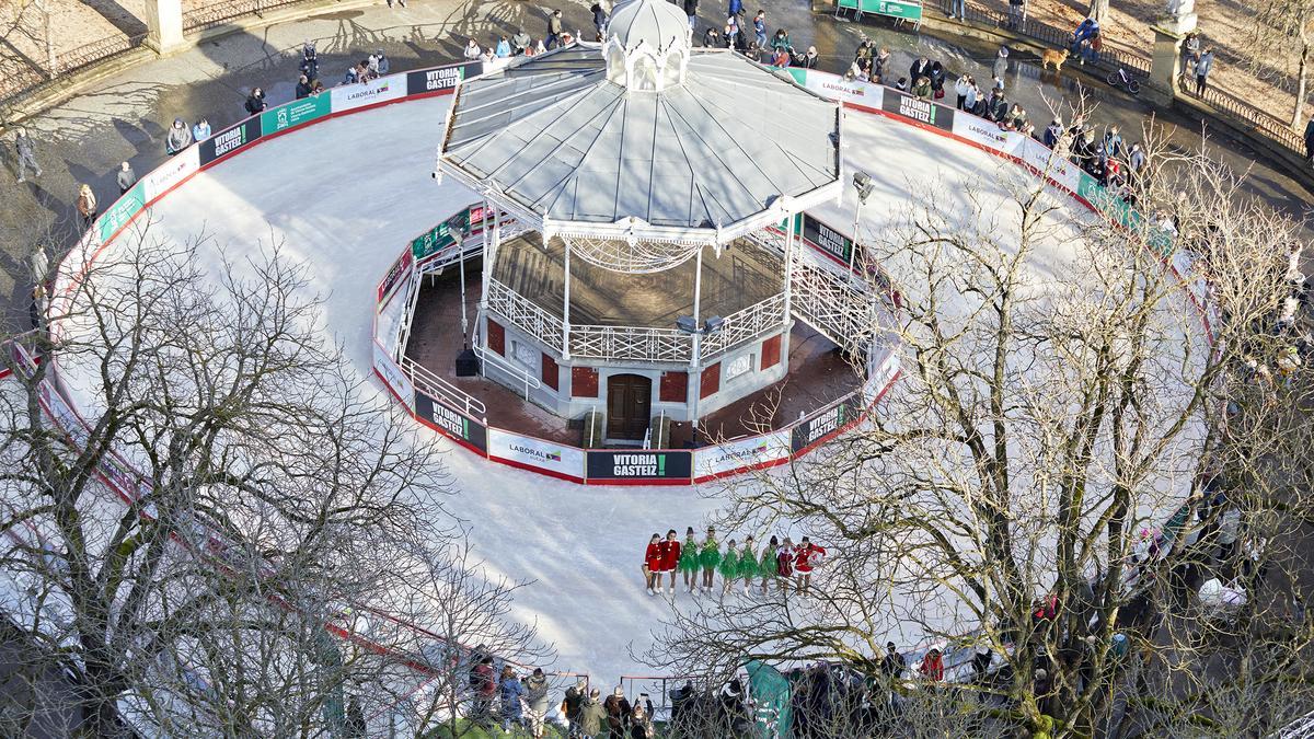 Pista de hielo de La Florida durante las pasadas Navidades. 