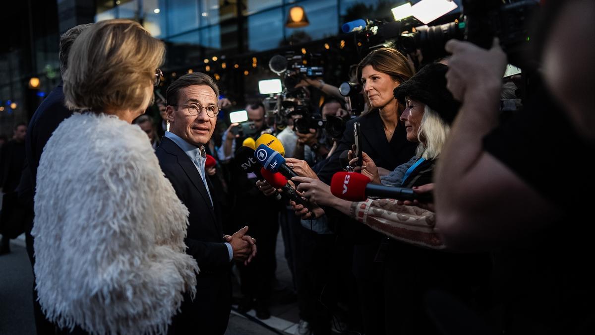 El primer ministro saliente, Ulf Kristersson
