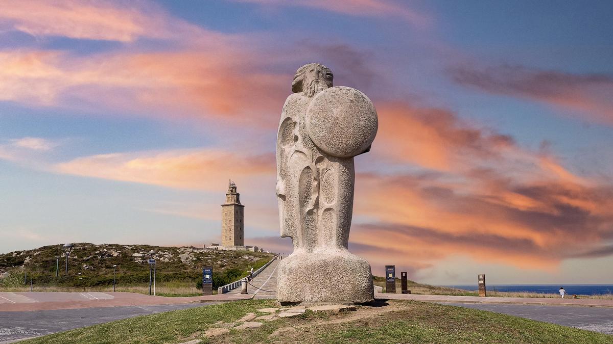 Escultura de Breogán.