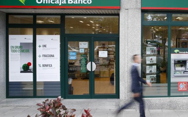 Oficina Unicaja Banco. / EP Oficina Unicaja Banco.