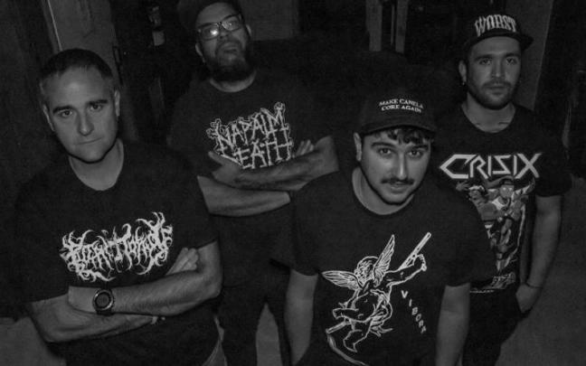 Los cuatro integrantes del grupo Brumadensa.