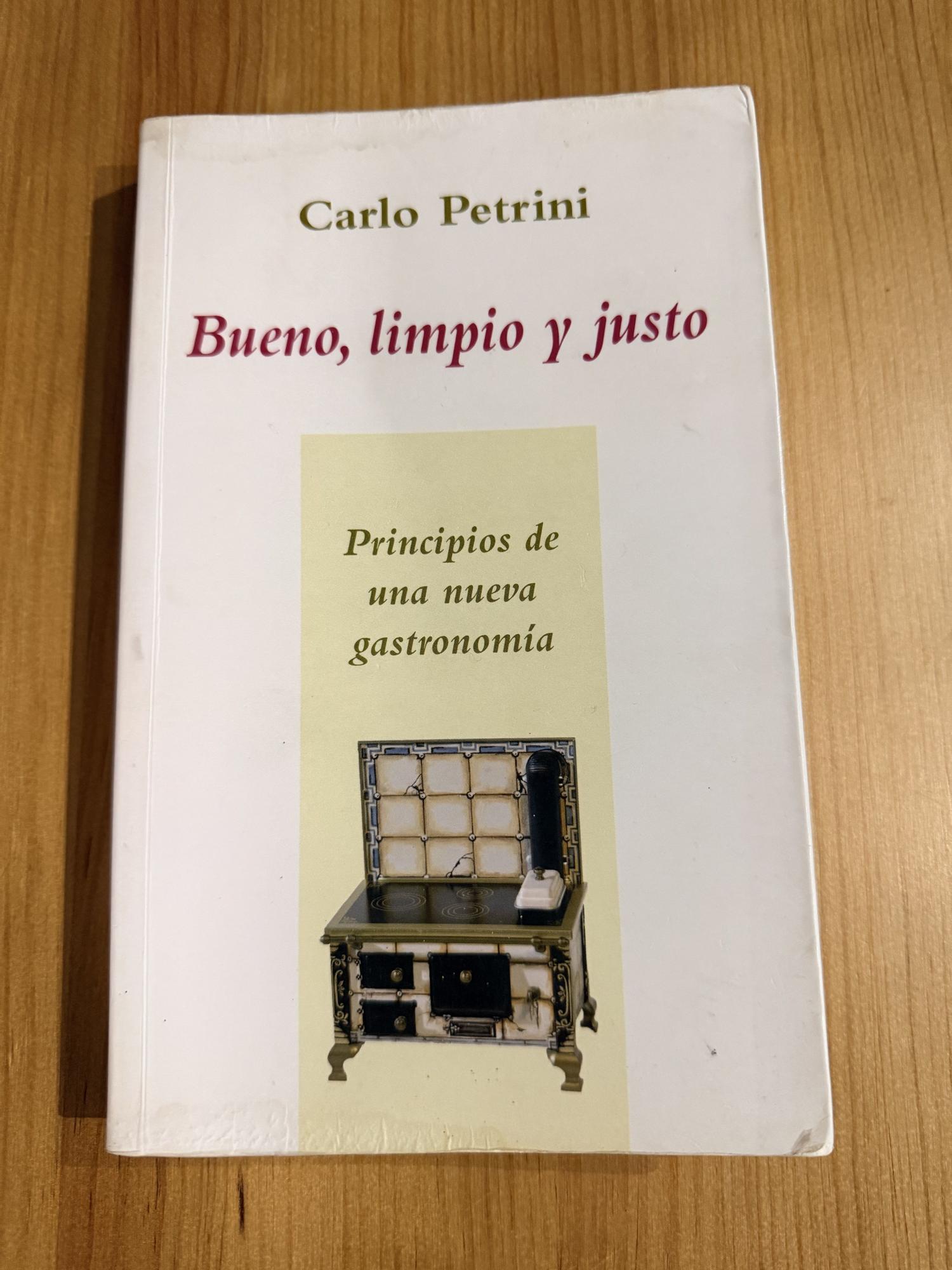 La portada del libro 'Bueno, limpio y justo'.