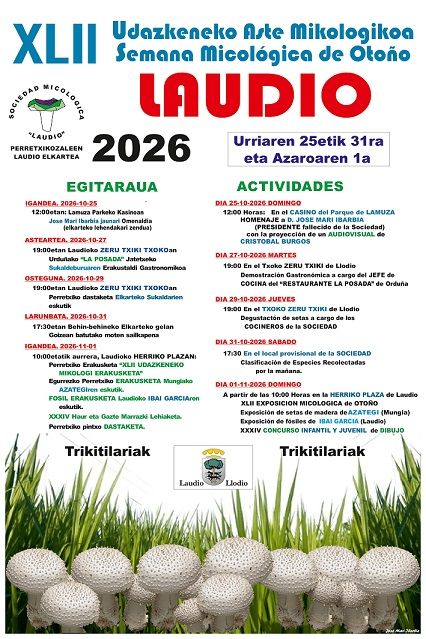 Carte semana micología Laudio