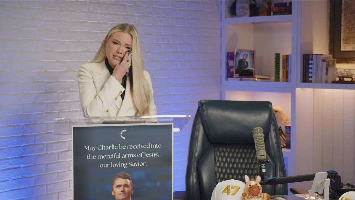 La viuda del comentarista ultraderechista estadounidense Charlie Kirk, Erika Kirk.