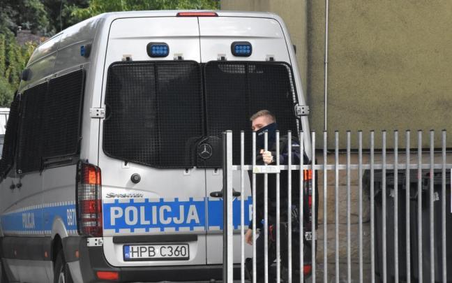 Imagen de archivo de un furgón de policía de Polonia.