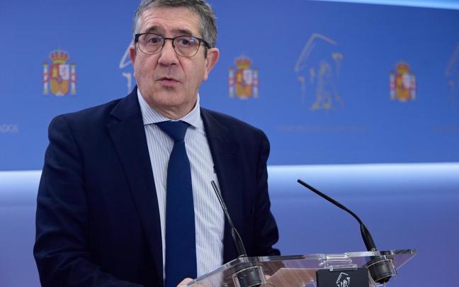 El portavoz del PSOE en el Congreso, Patxi López.