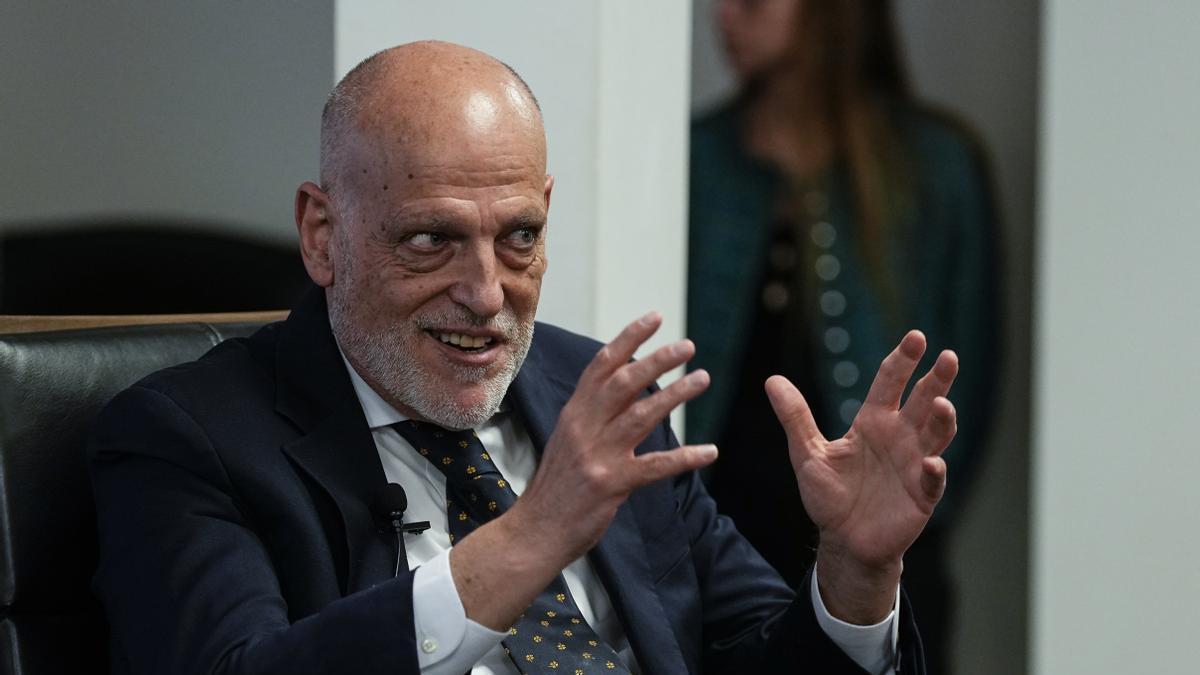 Javier Tebas, presidente de LaLiga en una foto de archivo.