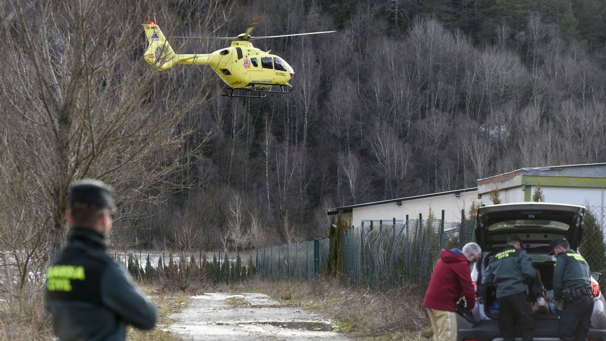 Labores de rescate en Panticosa.