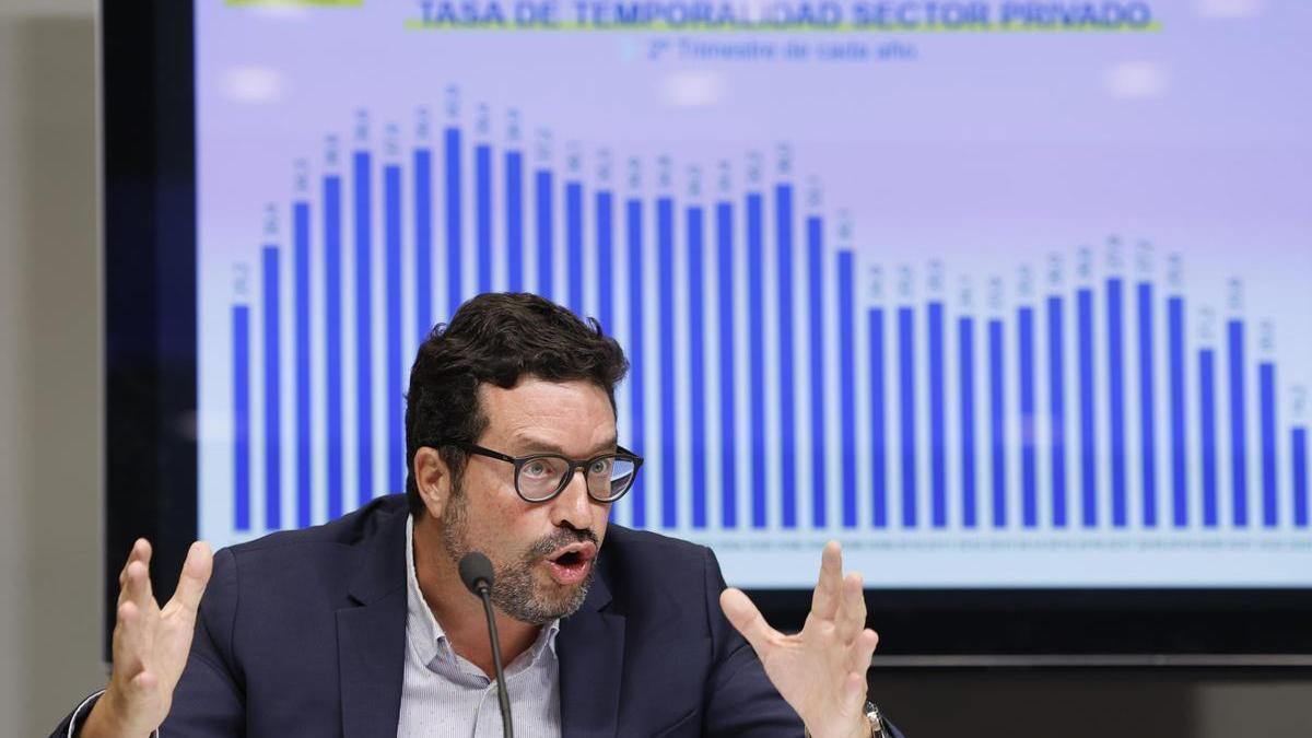 El secretario de Estado de Trabajo, Joaquín Pérez Rey.