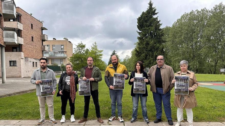 Representantes de los grupos municipales en Miranda.