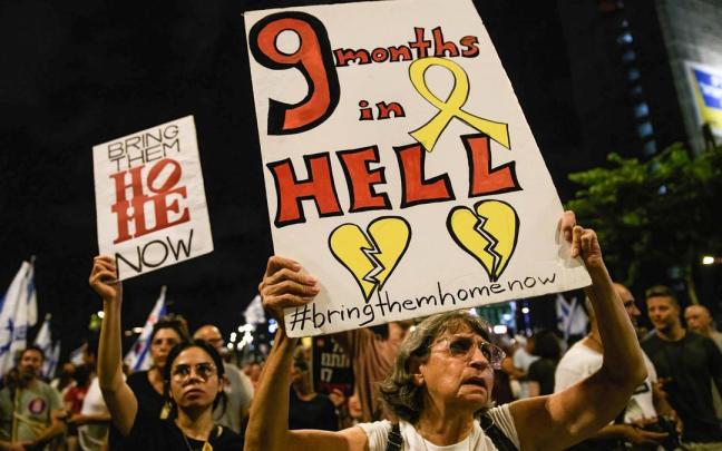 Protestas contra Netanyahu en Tel Aviv