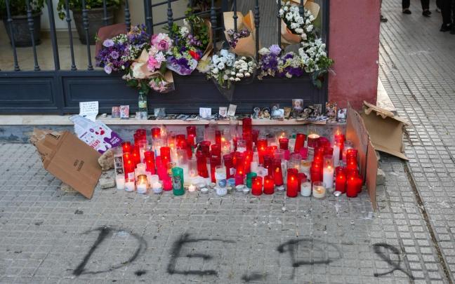 Ofrenda en Sevilla.