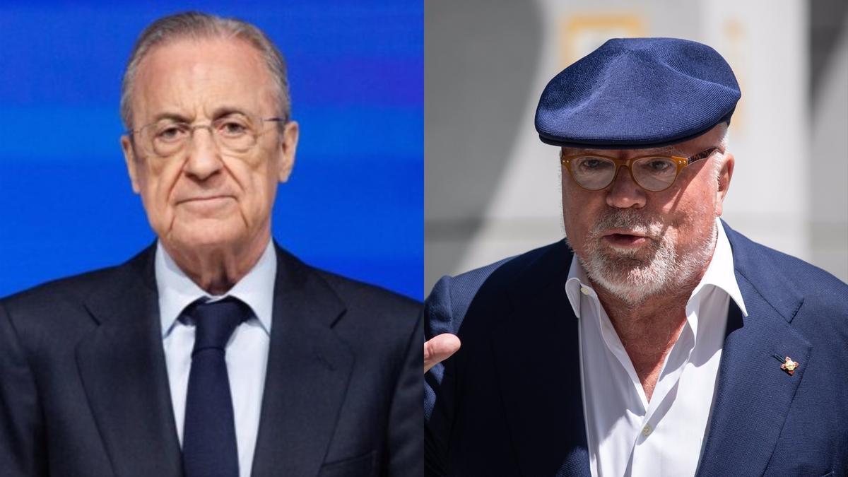 Florentino Pérez y José Manuel Villarejo.
