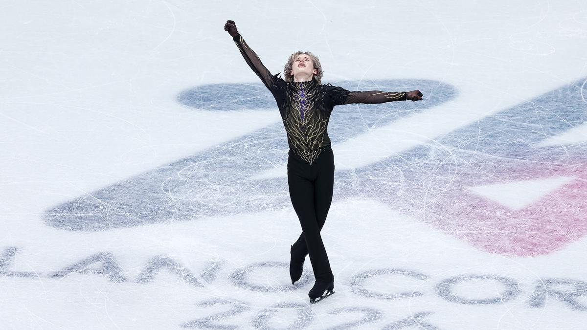 Ilia Malinin durante los Juegos Olímpicos de Invierno 2026.