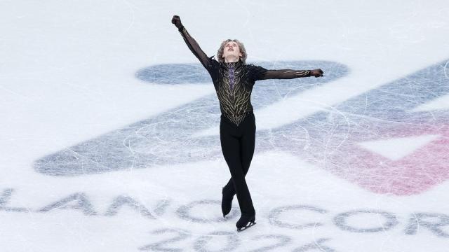 Ilia Malinin durante los Juegos Olímpicos de Invierno 2026.