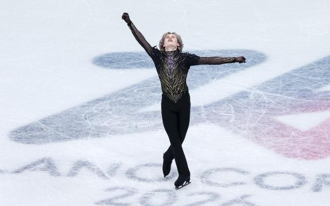 Ilia Malinin durante los Juegos Olímpicos de Invierno 2026.