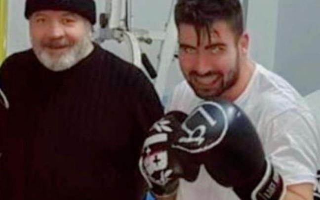El boxeador fallecido.