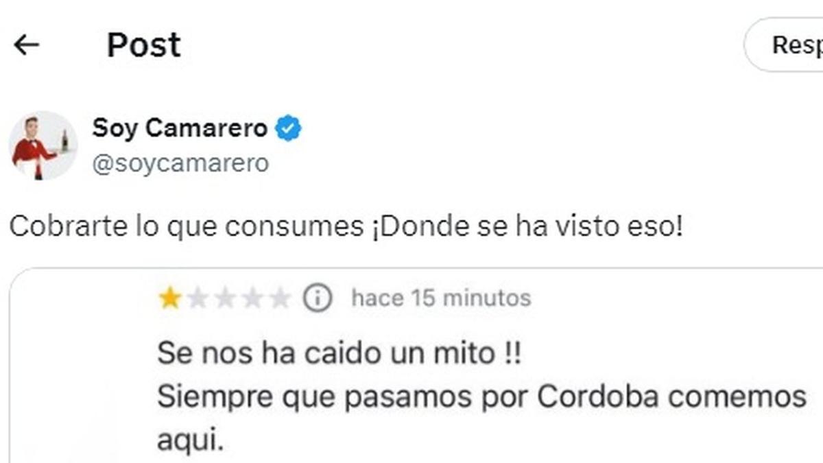 El comienzo del post.