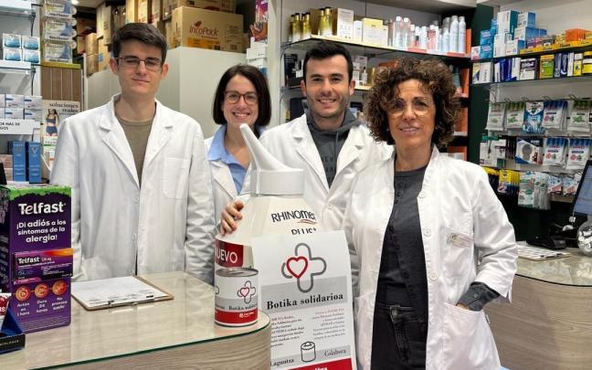 Una farmacia, de Beasain, participante en la campaña.