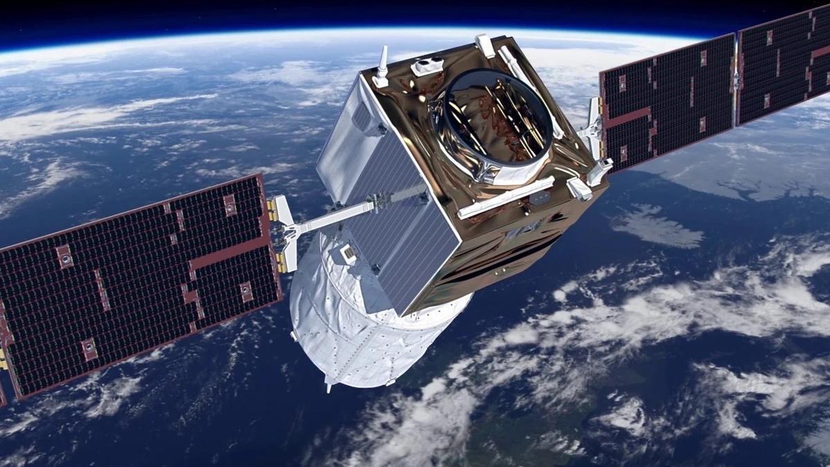 Imagen del satélite ERS-2 de la Agencia Espacial Europea