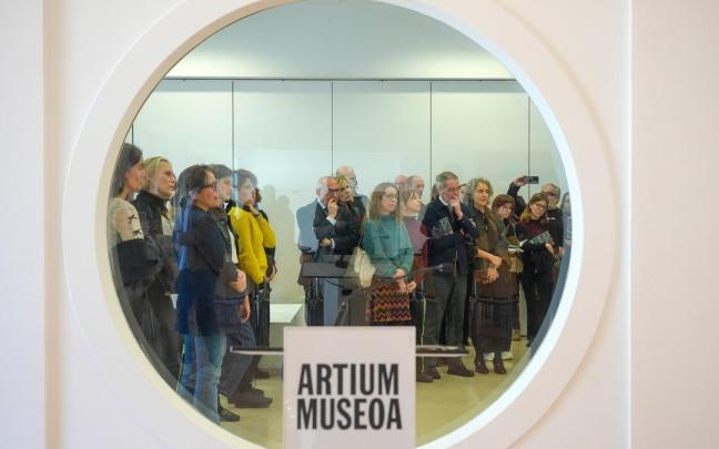 Presentación del compromiso con el Sistema Vasco del Arte y de
las nuevas adquisiciones de la Colección Compartida Artium