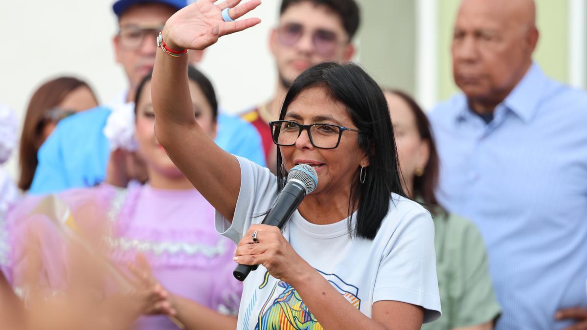 La presidenta encargada de Venezuela, Delcy Rodríguez