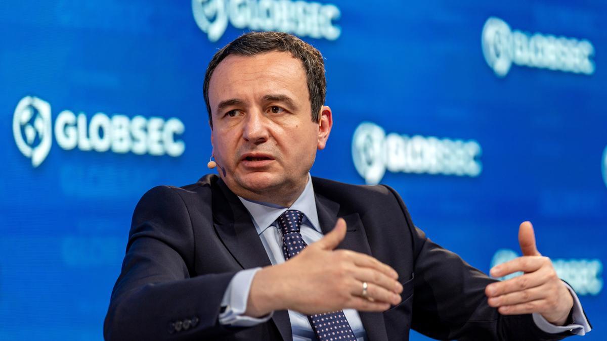 El primer ministro kosovar, Albin Kurti, hace años reivindicaba la unión de Kosovo con Albania.