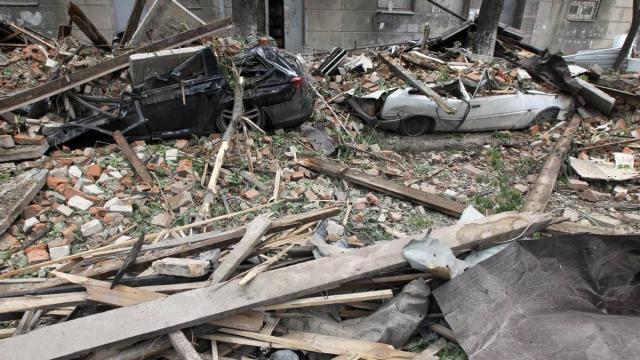 Imagen de un ataque cometido en la región de Zaporiyia.