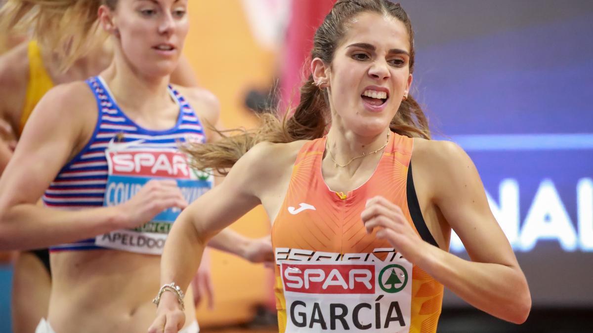 La atleta palentina Marta García
