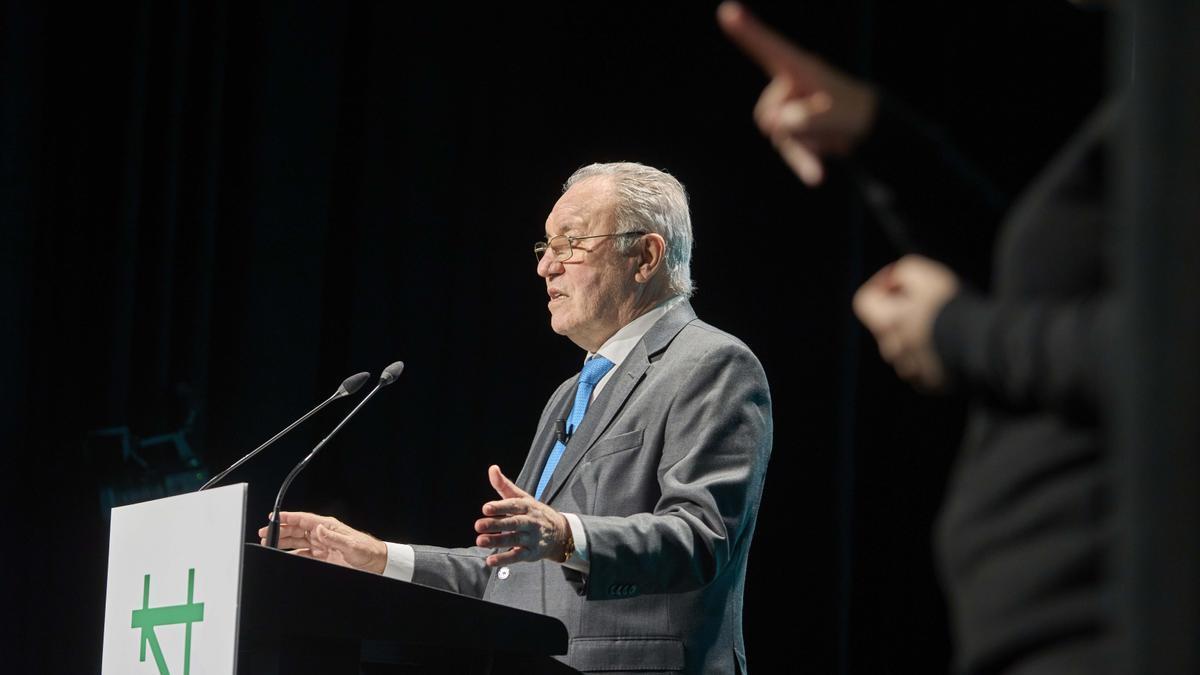 José Antonio Jainaga, durante el II Foro Capital de Fundación Vital, en Arkabia.