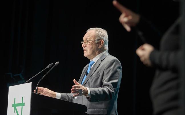 José Antonio Jainaga, durante el II Foro Capital de Fundación Vital, en Arkabia.