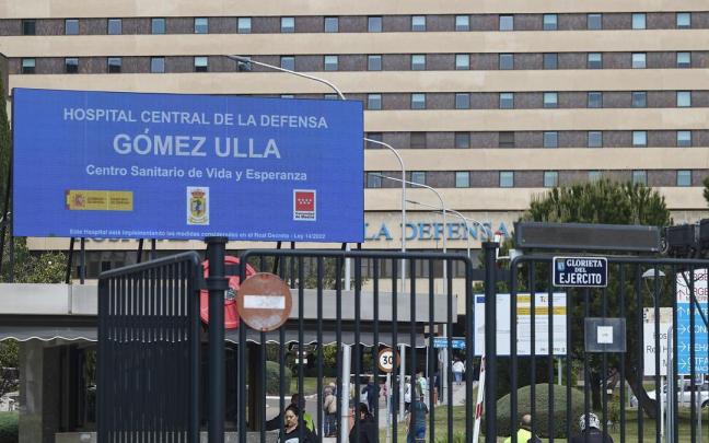 Fachada del Hospital Central de La Defensa Gómez Ulla