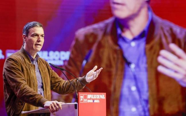 El presidente español y líder del PSOE, Pedro Sánchez, cerró ayer la convención del partido en A Coruña.