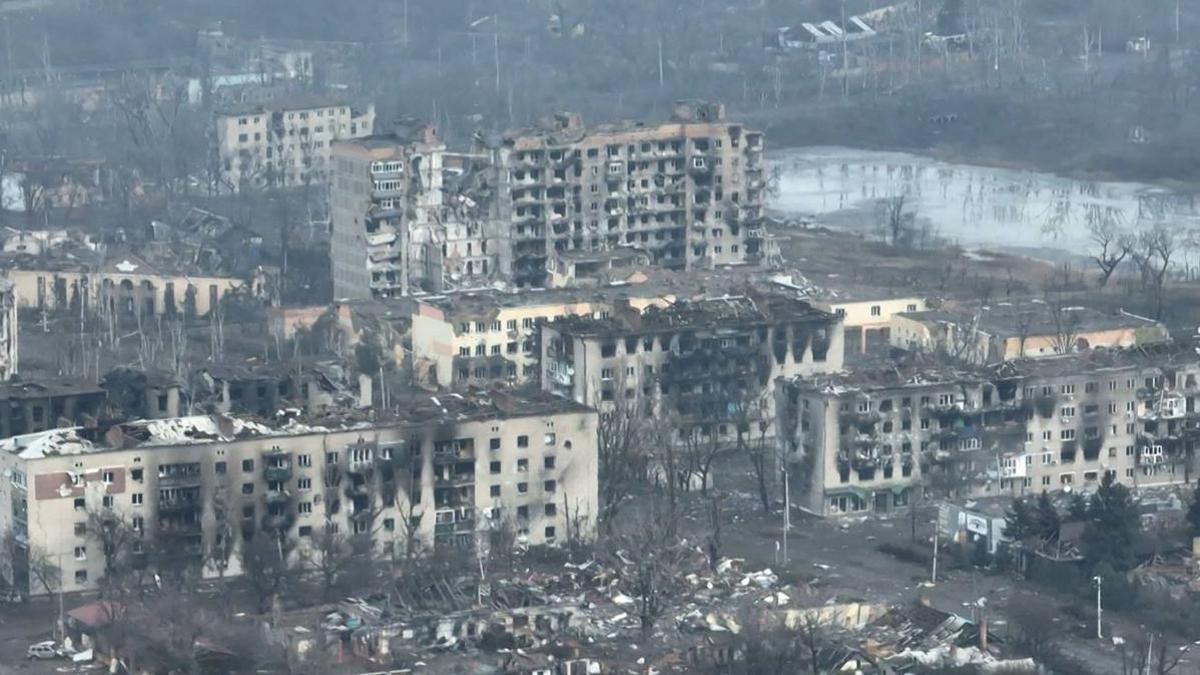 La ciudad ucraniana de Bajmut.